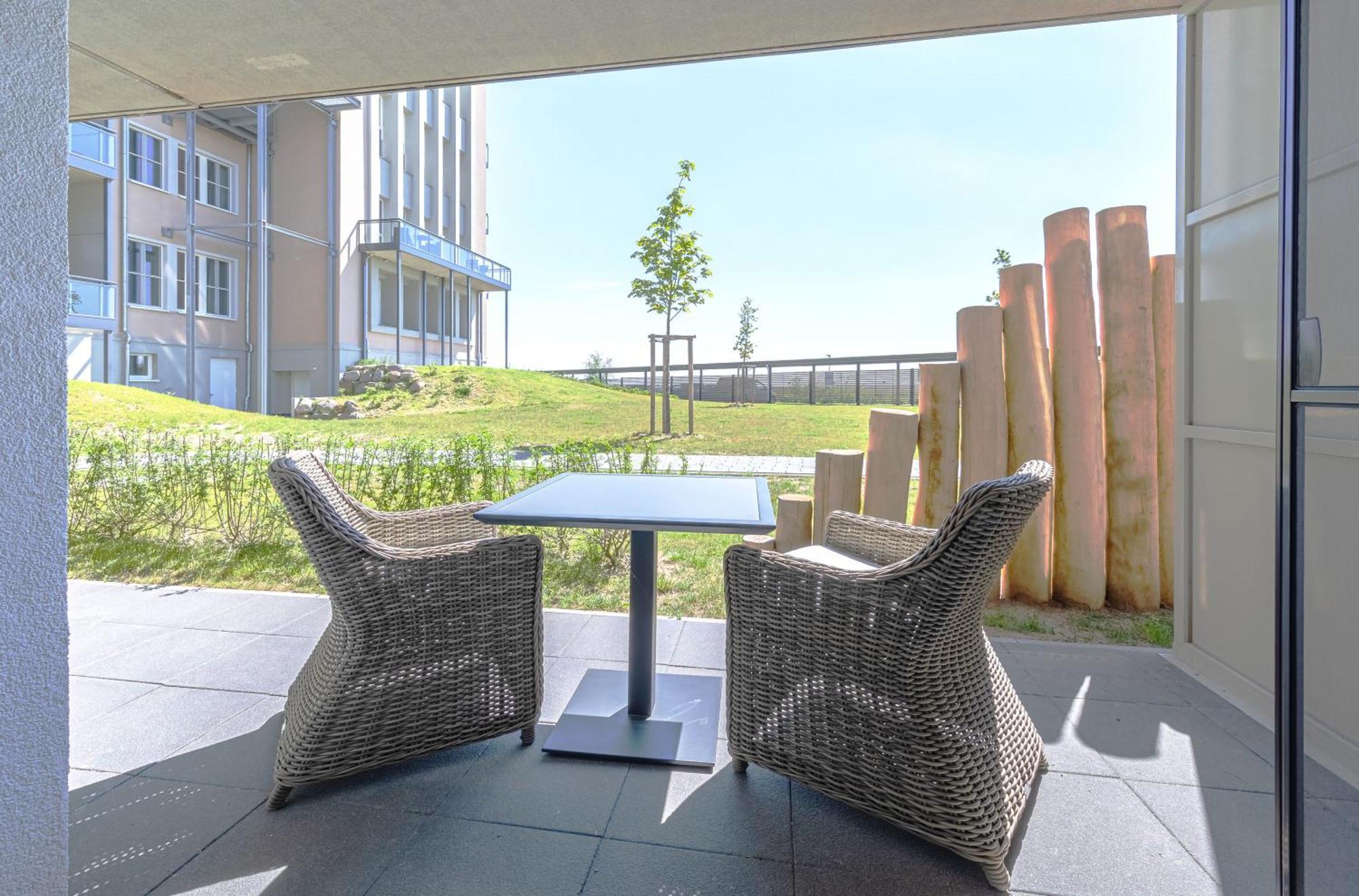Zwei Wasser - Strandhaus Alte Seefahrtschule Aparthotel วุสโทรว์ ภายนอก รูปภาพ