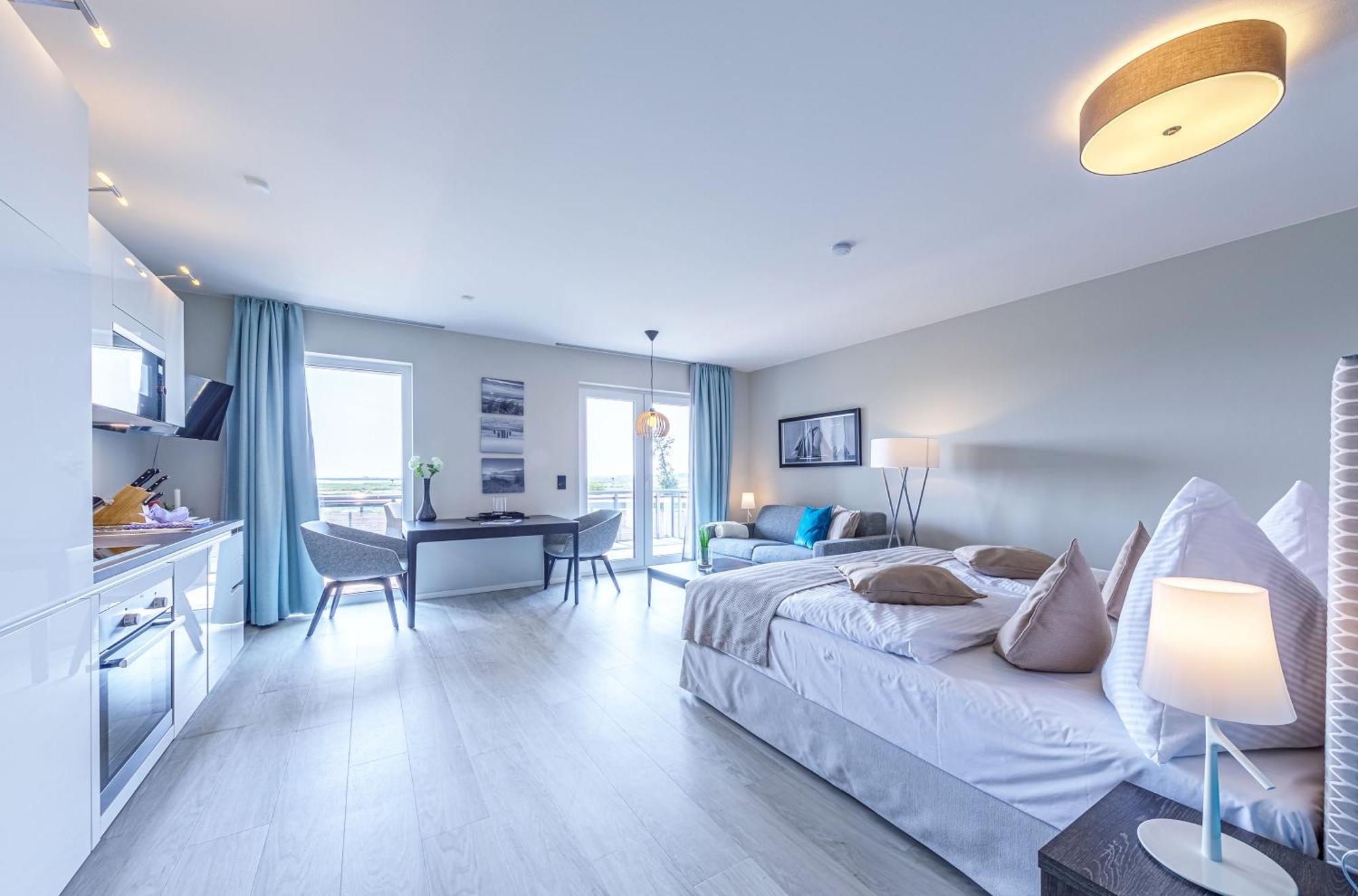 Zwei Wasser - Strandhaus Alte Seefahrtschule Aparthotel วุสโทรว์ ภายนอก รูปภาพ